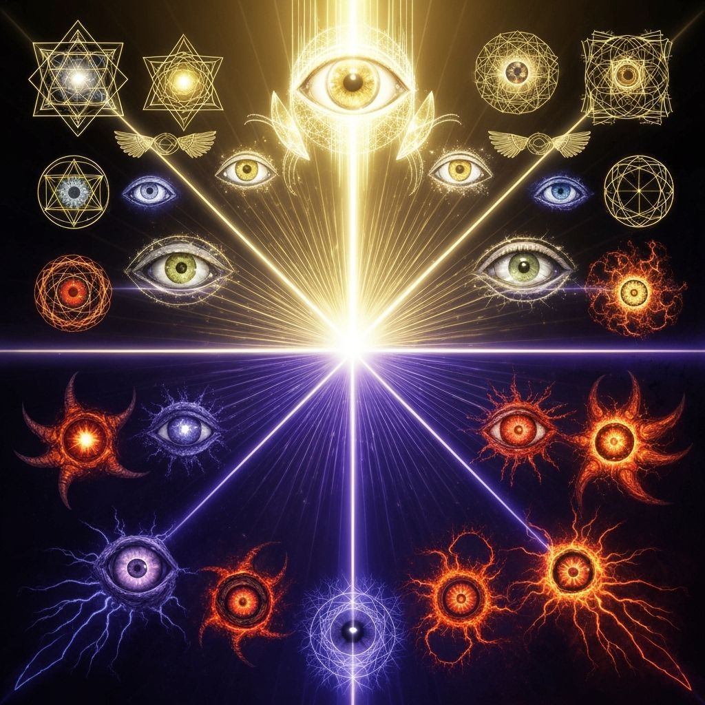 Metatron: Transcendent Light Source with Angelic Eyes