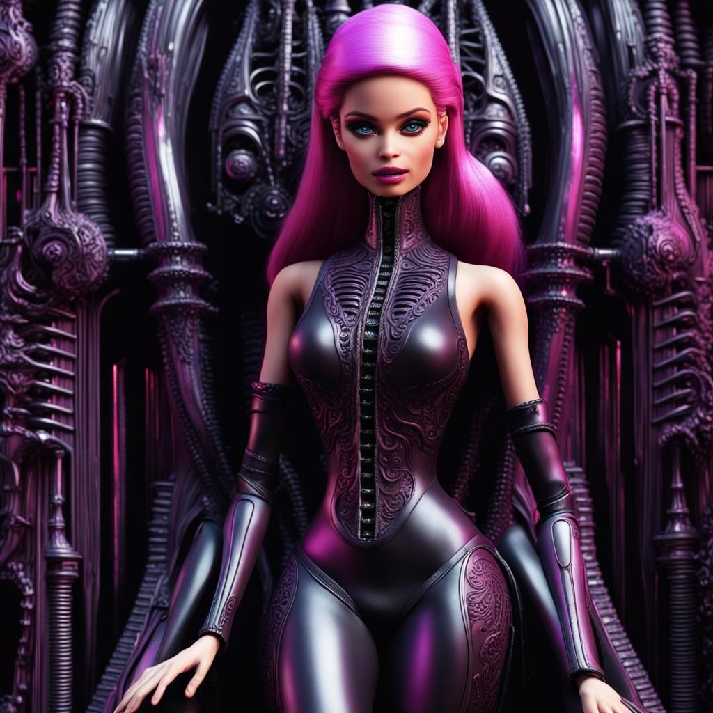 Barbie - H.R. Giger style (series)