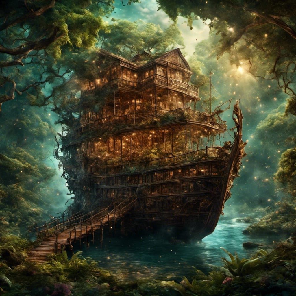 Futuristic Noah's Ark Concept Art