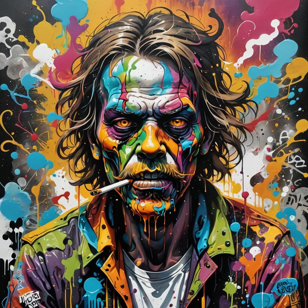 The Last Fool Smoking: Graffiti Street Art