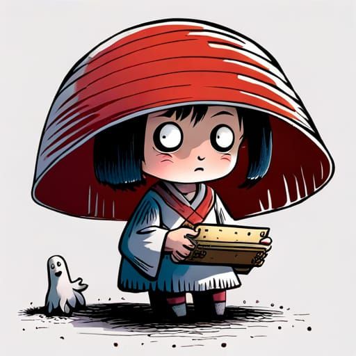 Creepy Cute Japanese Horror Ghosts in Voxel Art