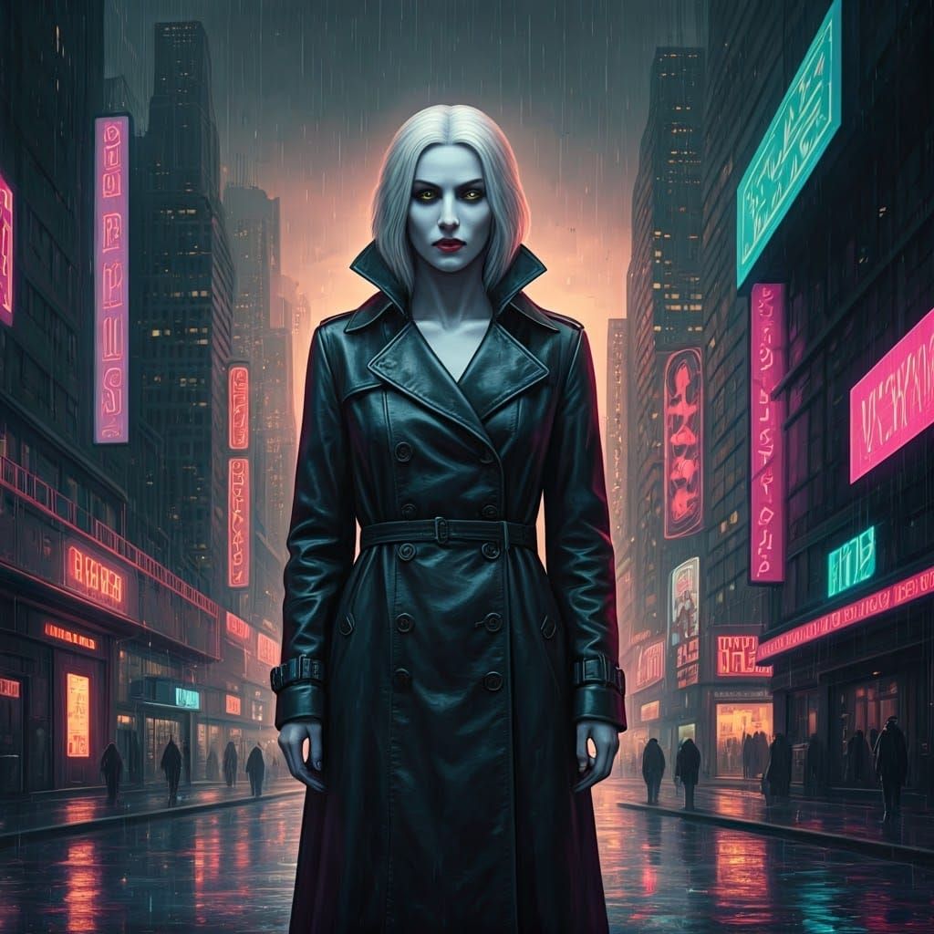 Cyberpunk vampire