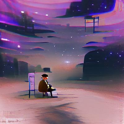 Lonely Time Traveler: An AI Interpretation