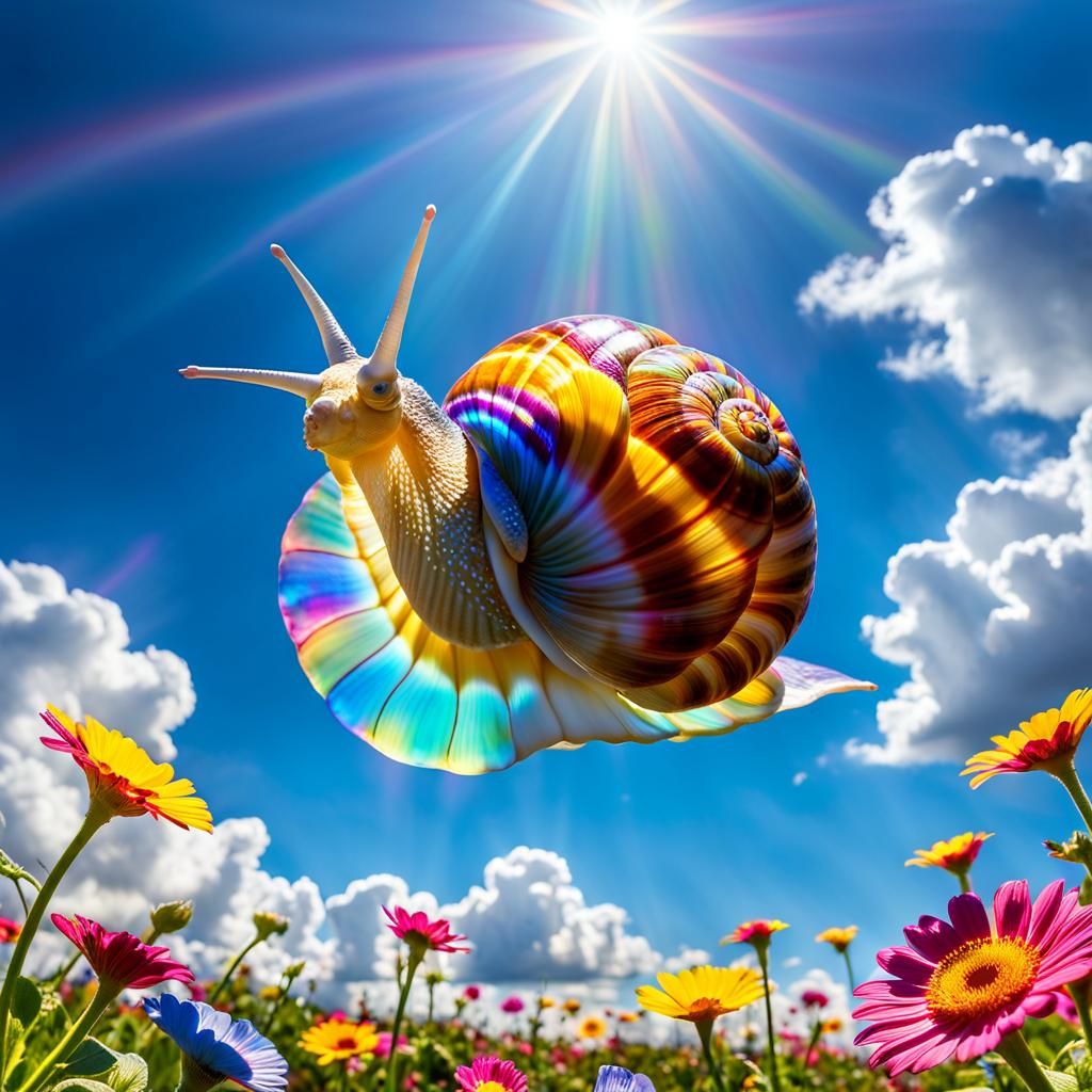 The flying snail drone