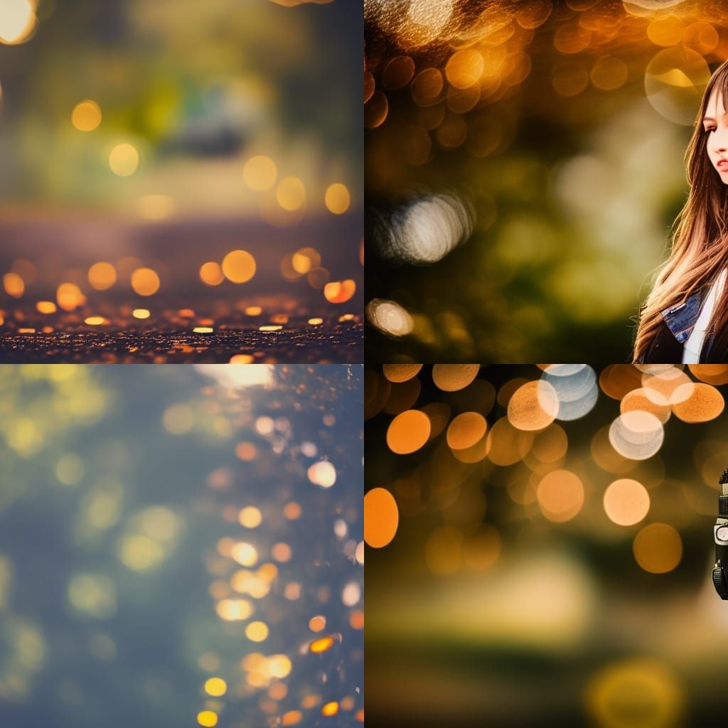 November Rain Photography with Bokeh