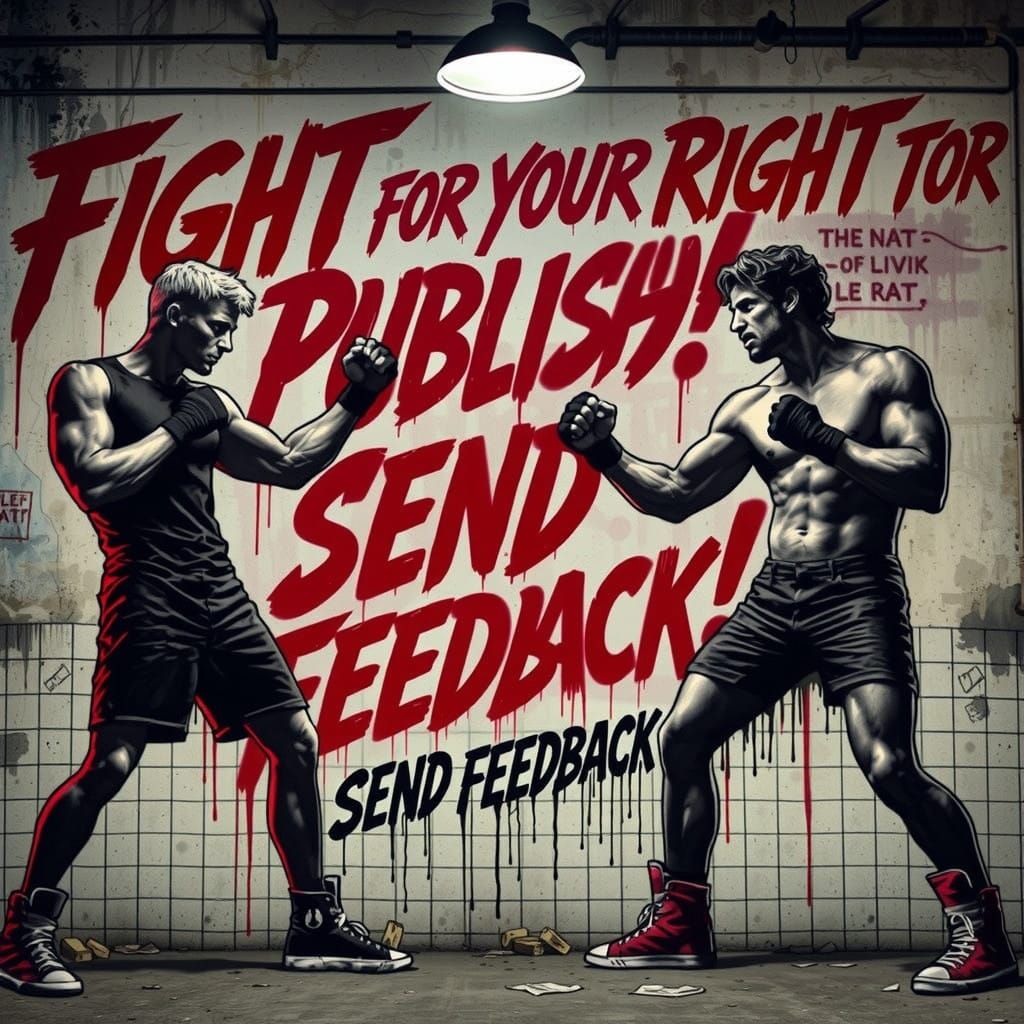 Chiseled Athletes Face Off in a Gritty Street Art Setting