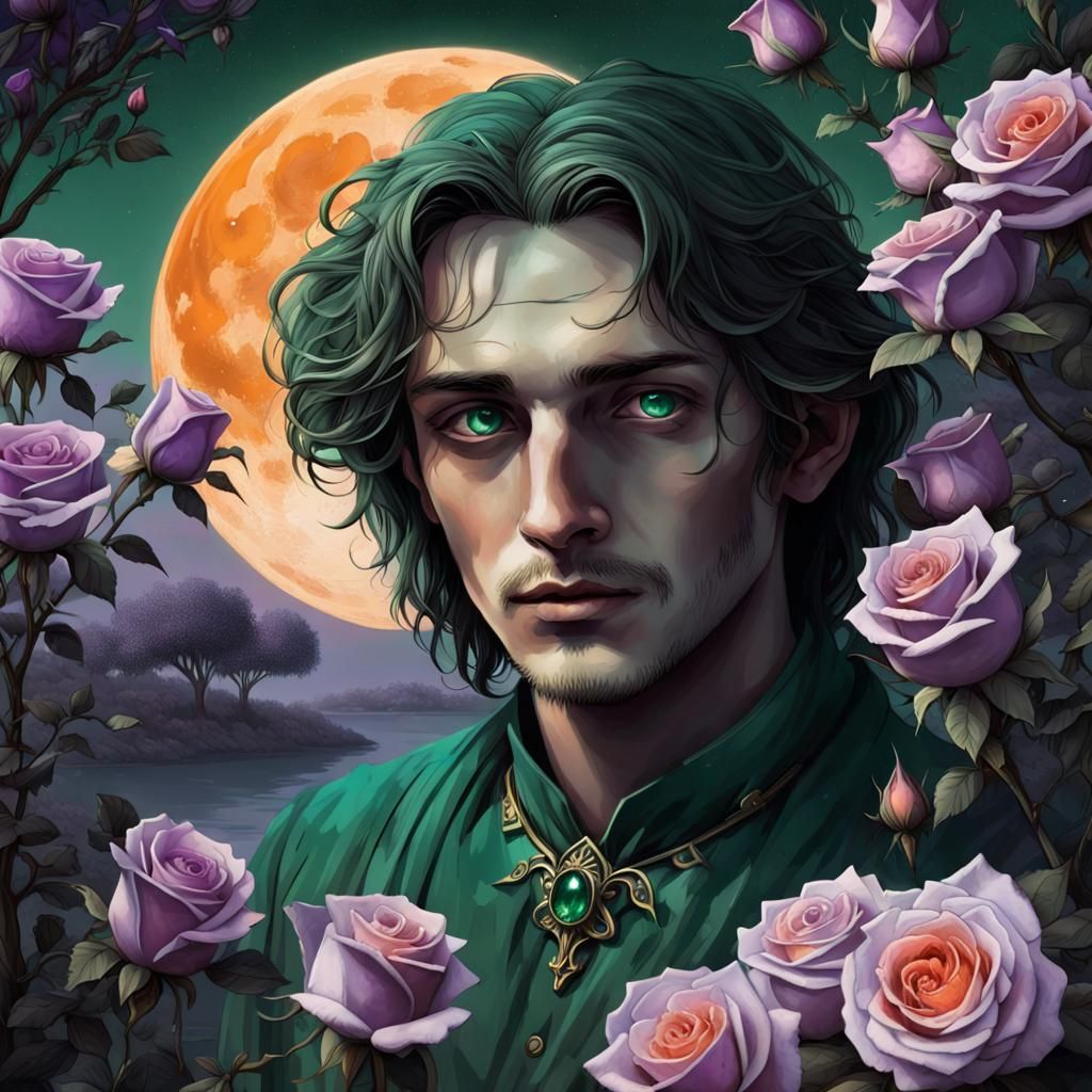 The starry eyes of the drowned man