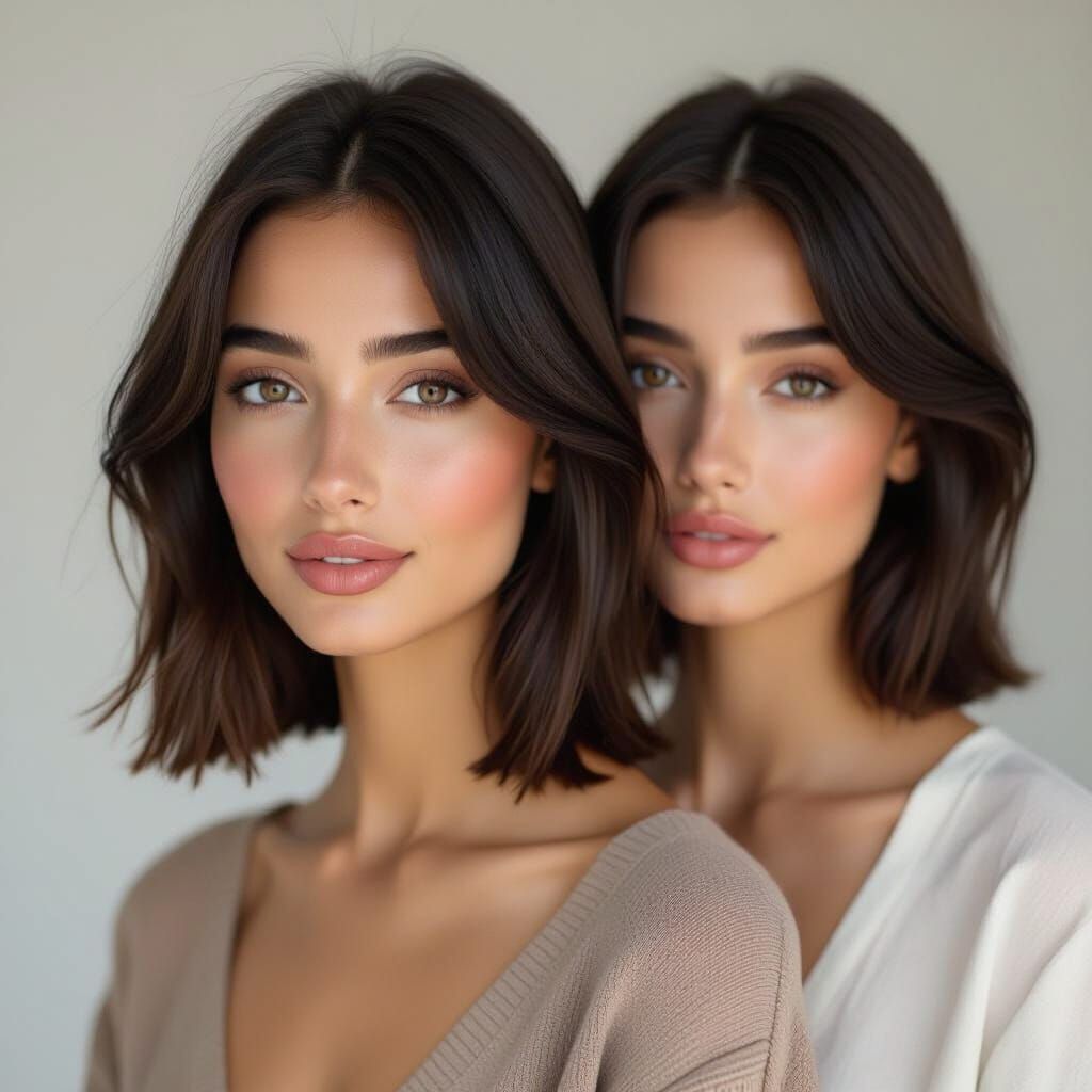 Hyper-Realistic Portrait of a Young Tunisian Woman