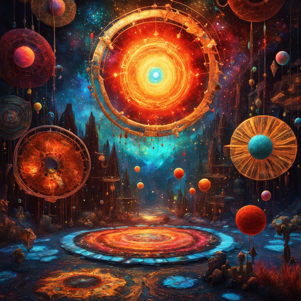 Weavers Spin Clouds into Dreams, Hyperrealist Fantasy