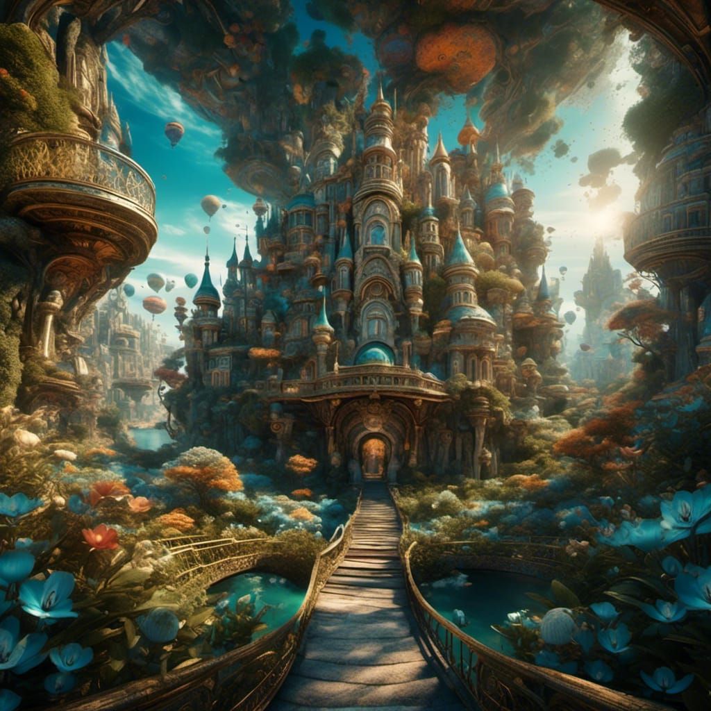 Interdimensional Worlds in Hyperrealistic HDR