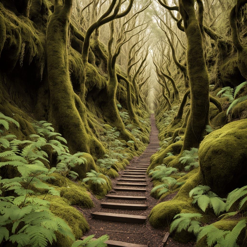 Ancient Viaduct Encounter in Aotearoa's Shadowed Ranges