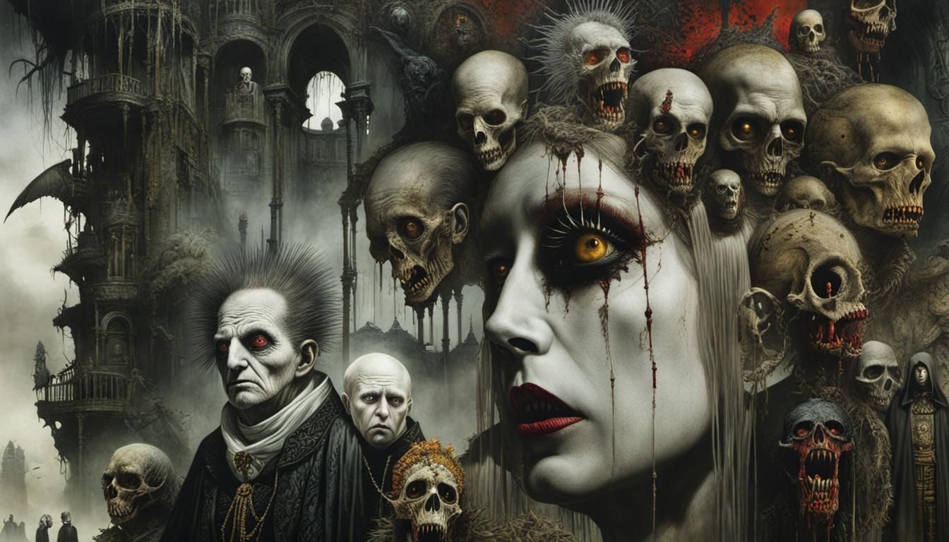 Horror Collage: Land of Lost Souls