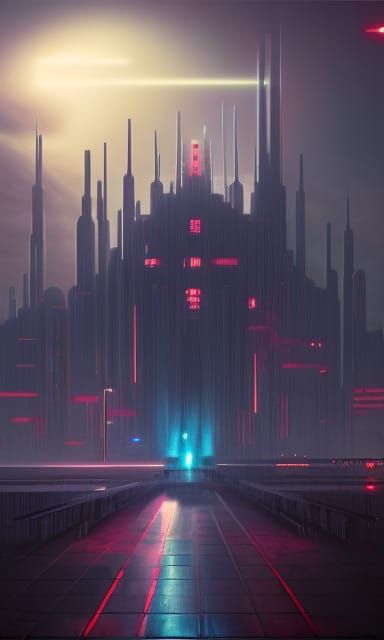 Vampire Castle in Dark Fantasy Style