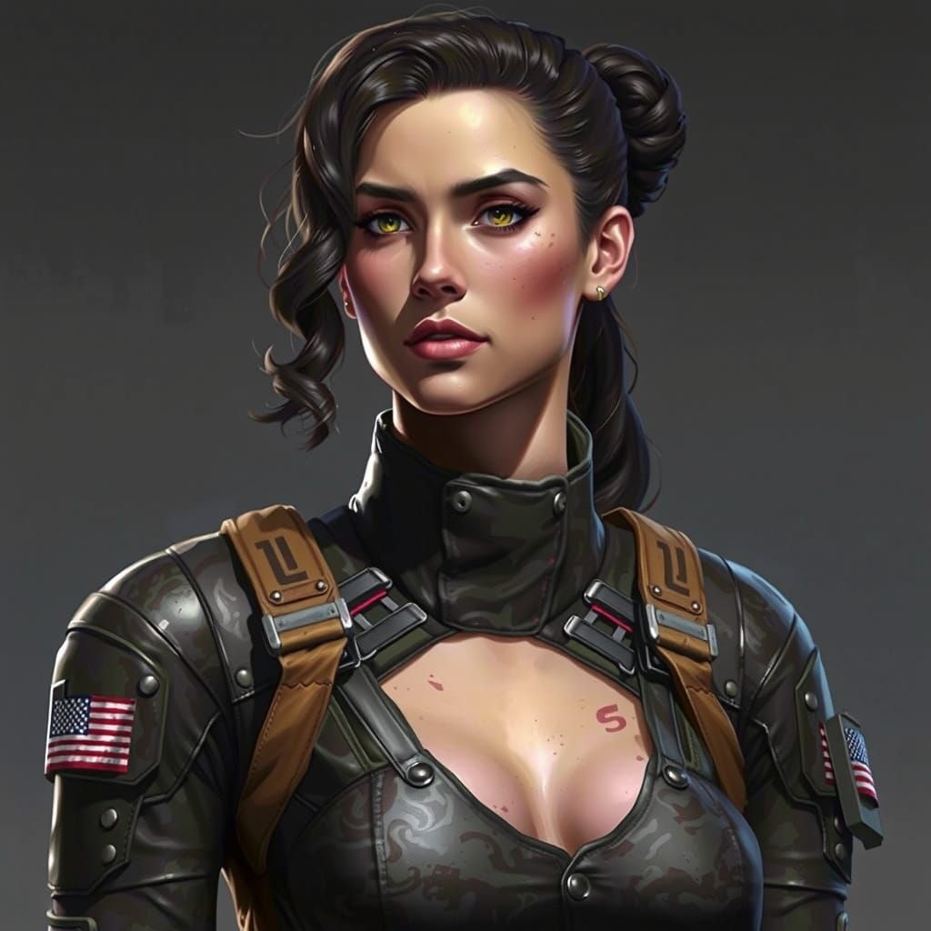 Surreal World War II Soldier in Oil Painting Style