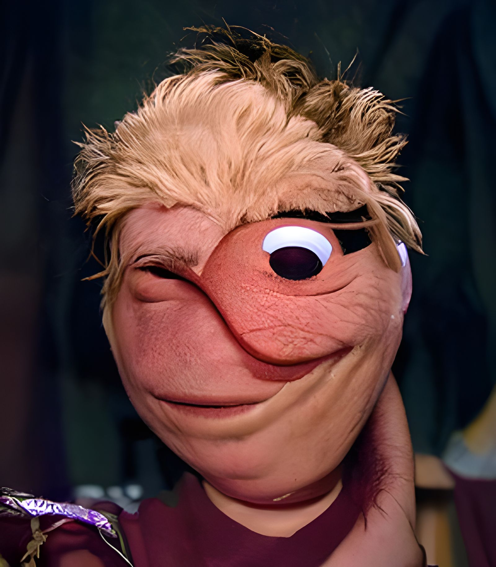 Muppet-Style Portrait from Headshot Transformation