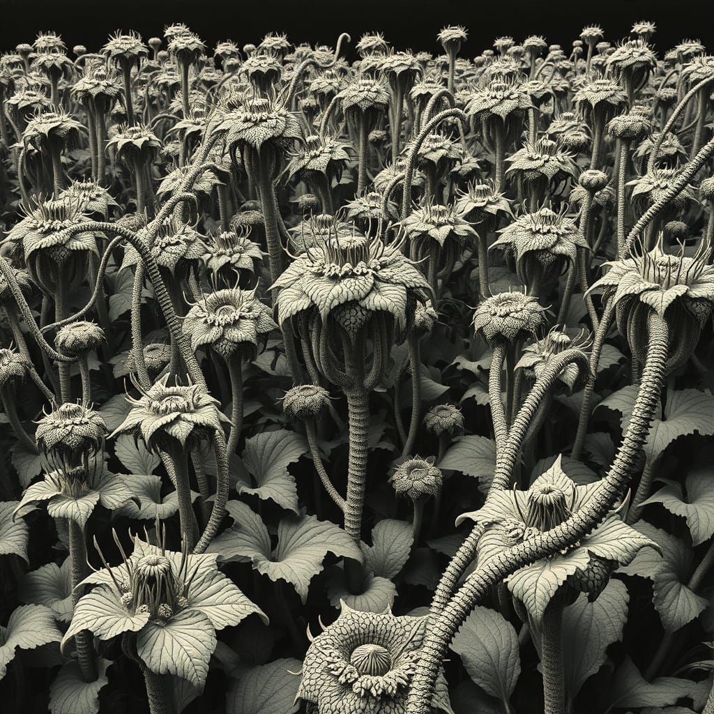 a field deviant plants by Karl Blossfeldt