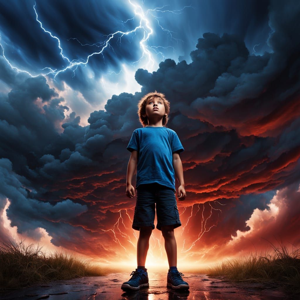 Ethereal Child of the Stormy Skies