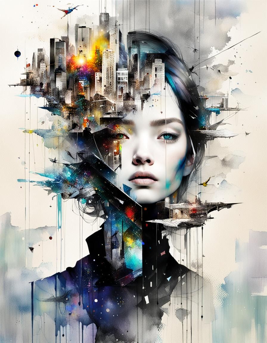 Distorted Reality: Shattered Mind Concept Art