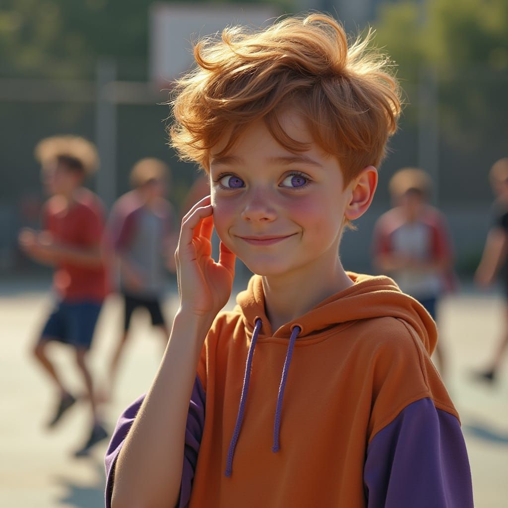 Muted Melancholy of a Young Boy