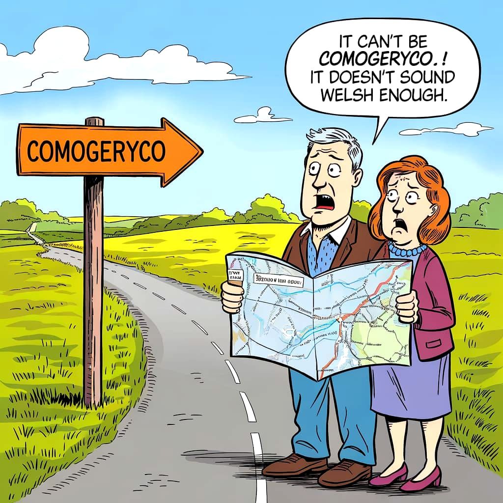 Confused Couple Discovering Comogeryco in Comic Art