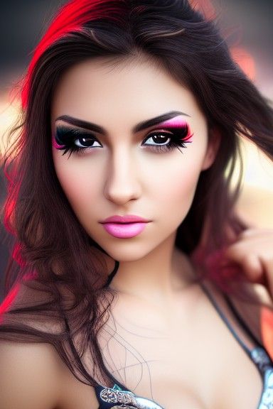 Seductive Mexican Gamer Girl in High Resolution