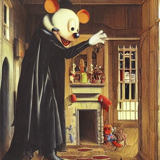 Mouse in Vampire Manor: Gothic Renaissance Style