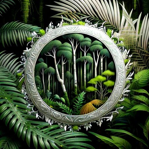 Vibrant Rainforest in Photorealistic Detail