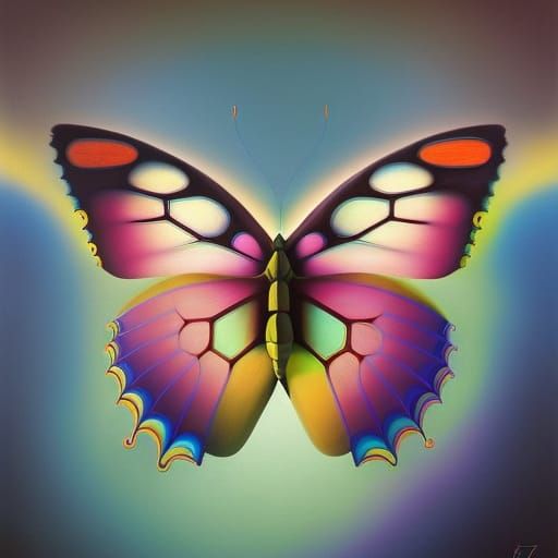 beautiful colorful butterfly