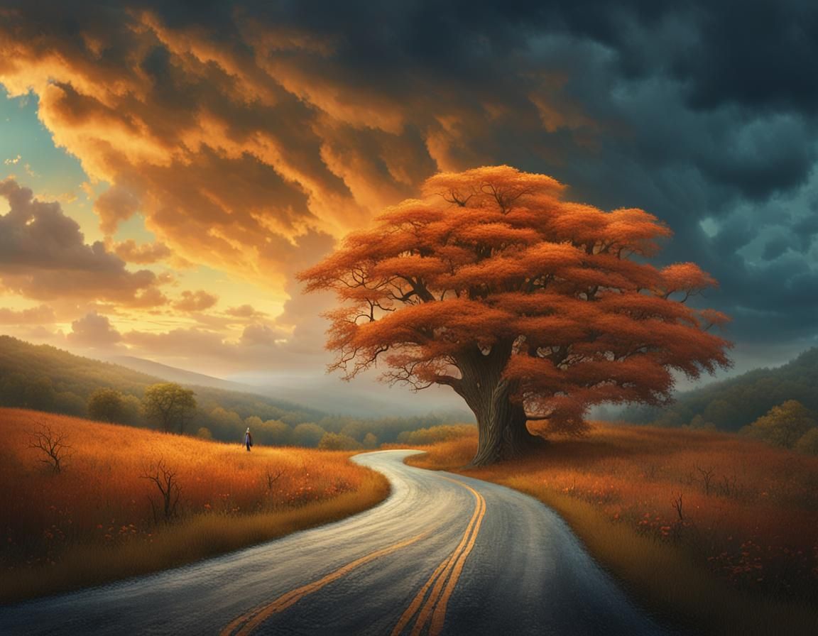 Winding Road on September 2nd: Digital Art