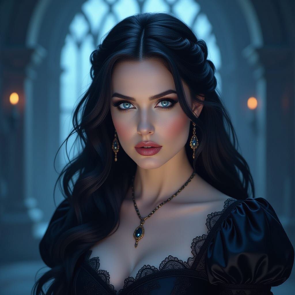 Gothic Fantasy Portrait of Amy Lee