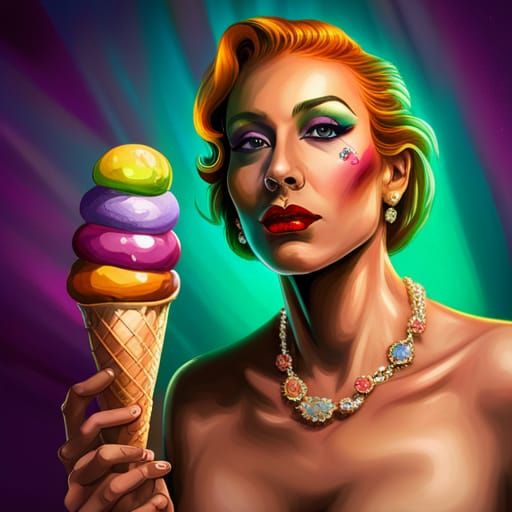 Ice-cream woman