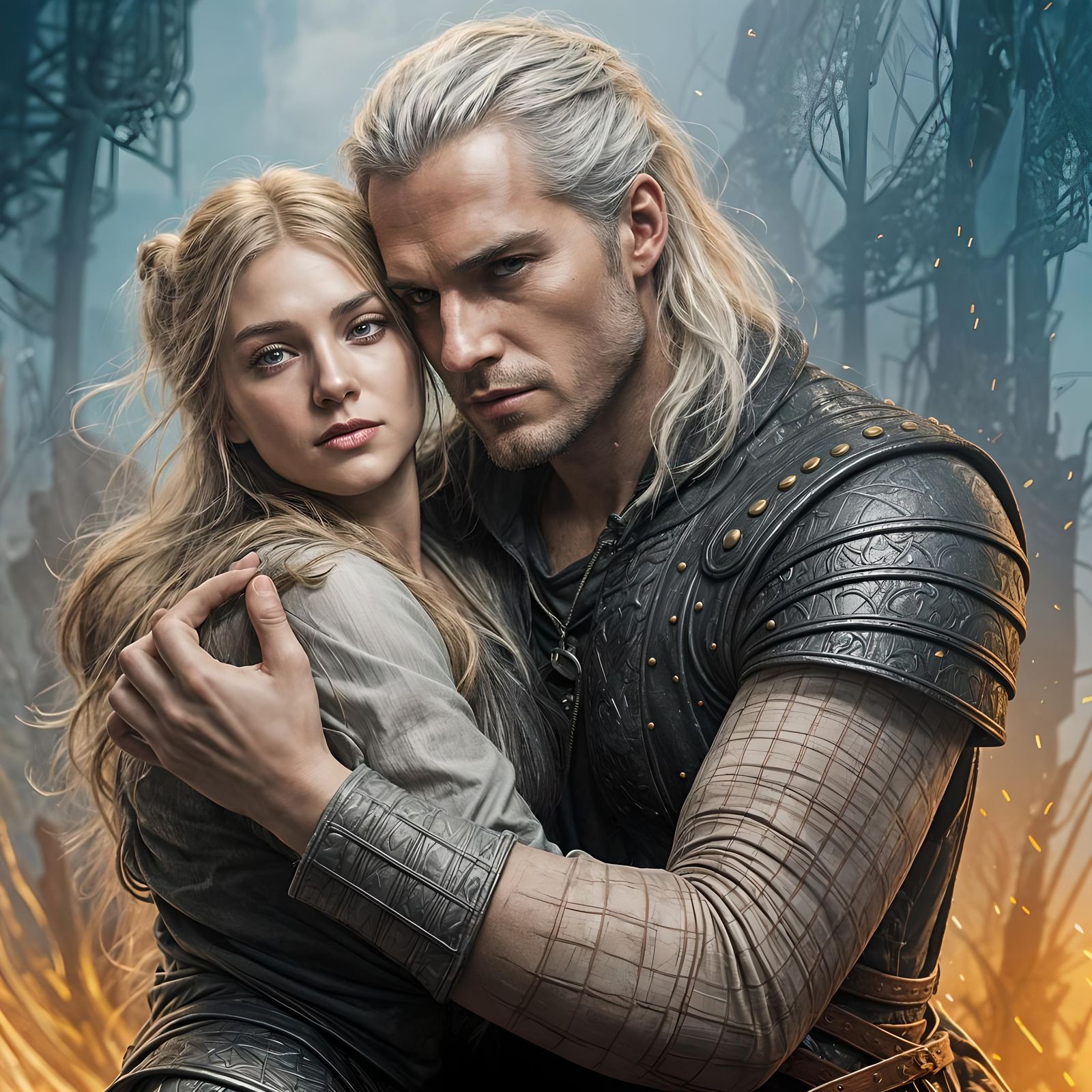 Geralt and Ciri: A Father-Daughter Portrait