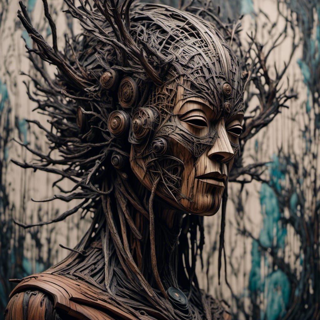 a higher intelligence from the 9th dimension mixed with human consciousness, intricately detailed, 8k resolution, hyper ...