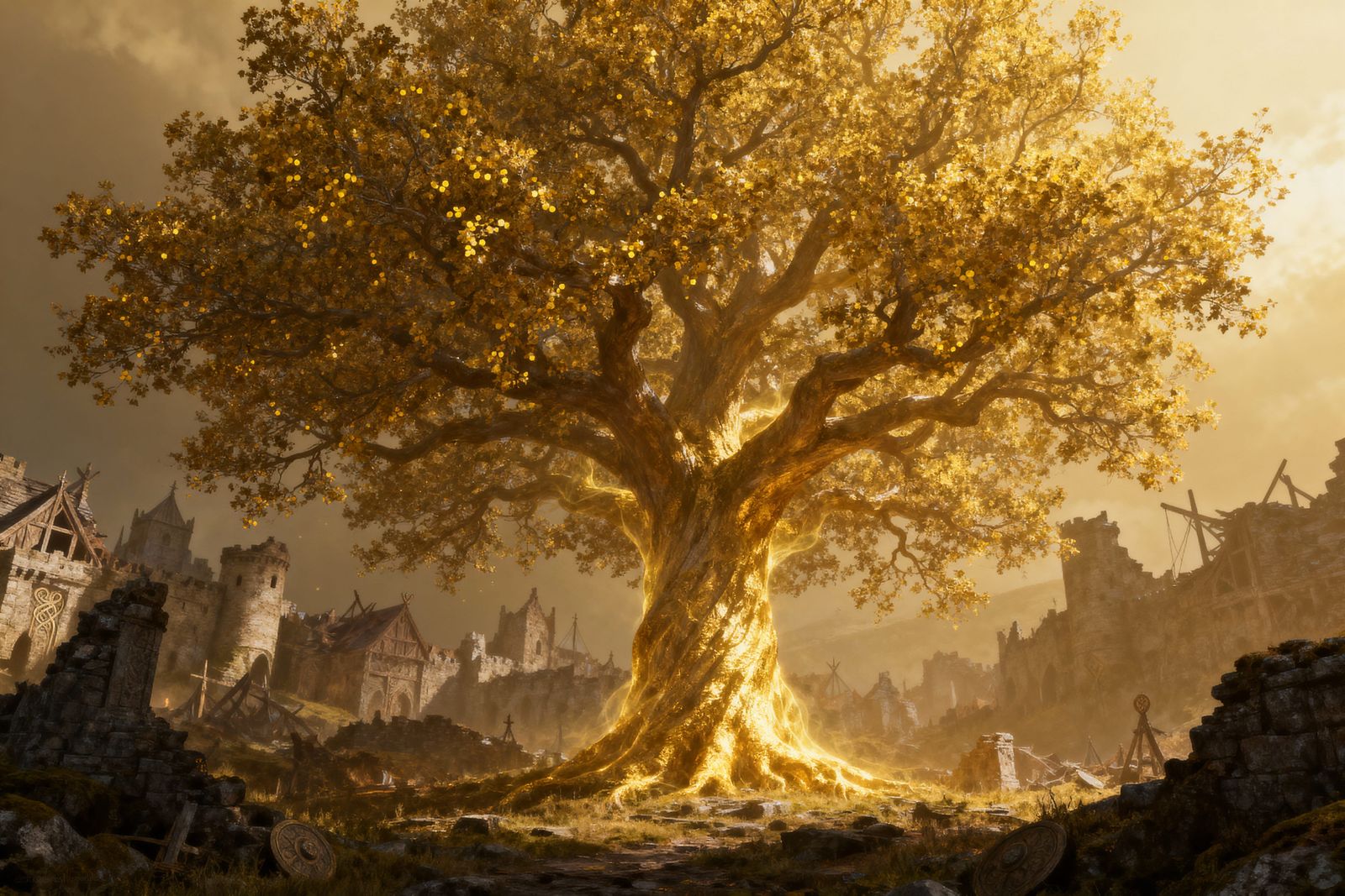 Yggdrasil: Golden Oak Ruins of Ancient Viking City
