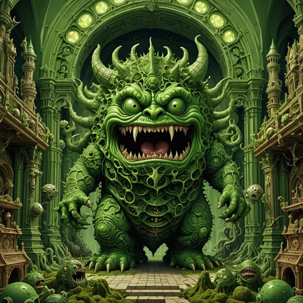 Green Monster in Cathedral: Arcane Segar Style