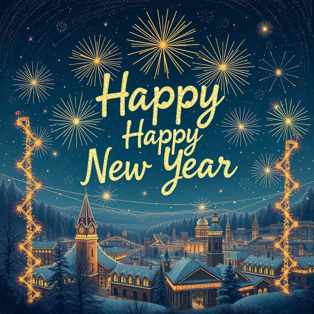 Chaos of Celebration at Midnight