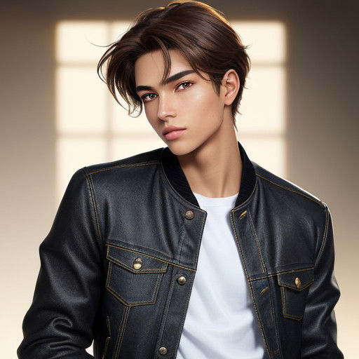 Youthful Elegance in Anime-Inspired Portraiture