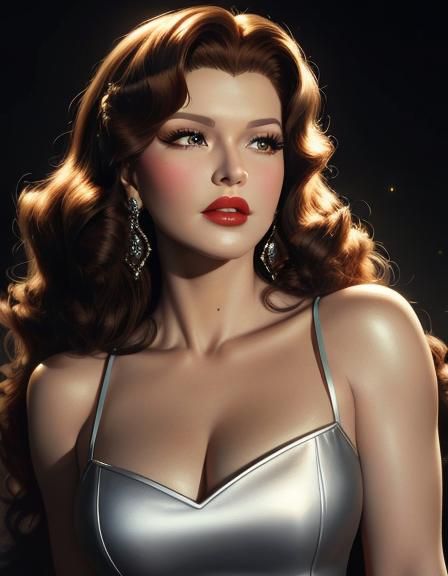 Rita Hayworth look alike , Put the blame on Mame