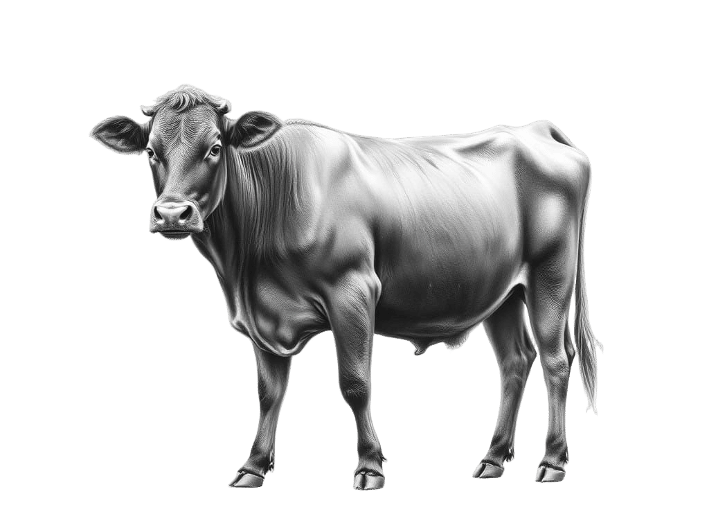 Rendering in Charcoal Pencil, the Intricately Detailed Stand...