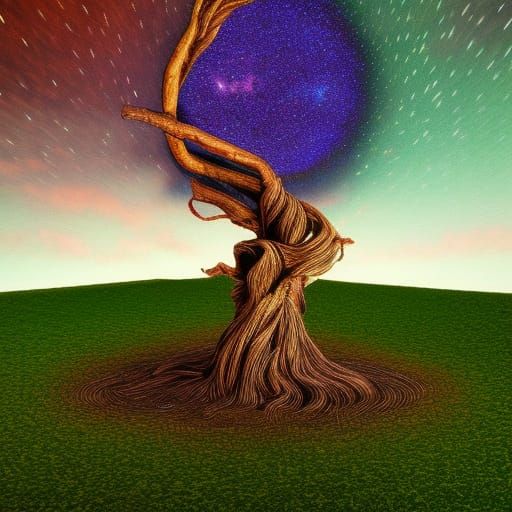 Resilient Willow Tree: Holographic Cosmic Illustration