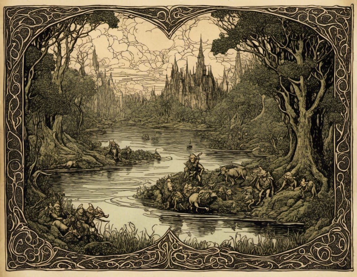 Illuminated Manuscript of Swamp Goblin Lore