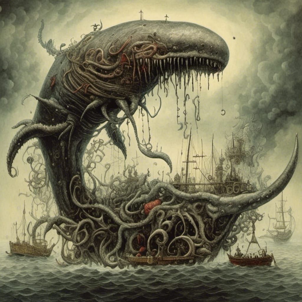 Dark Beauty: A Whale Monster