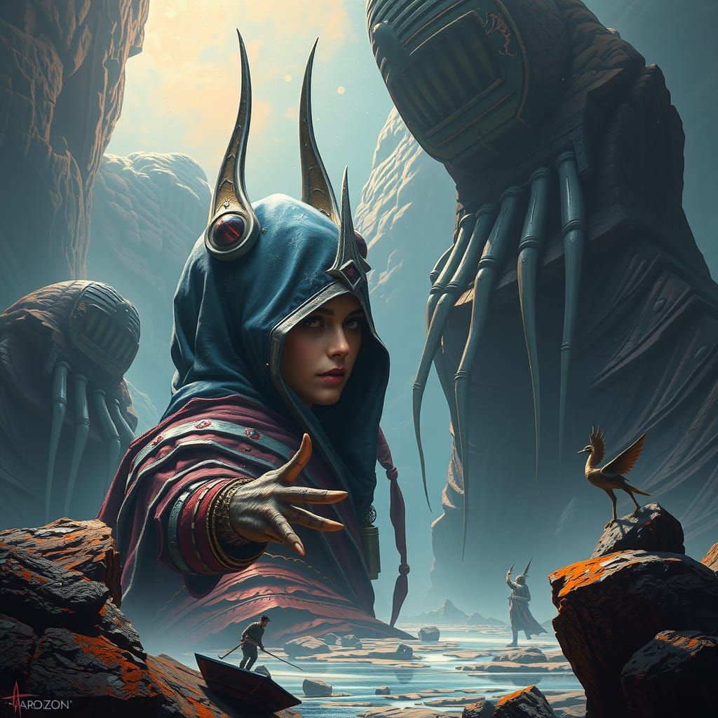 Fantastical Little Myth Marker: Detailed Matte Painting