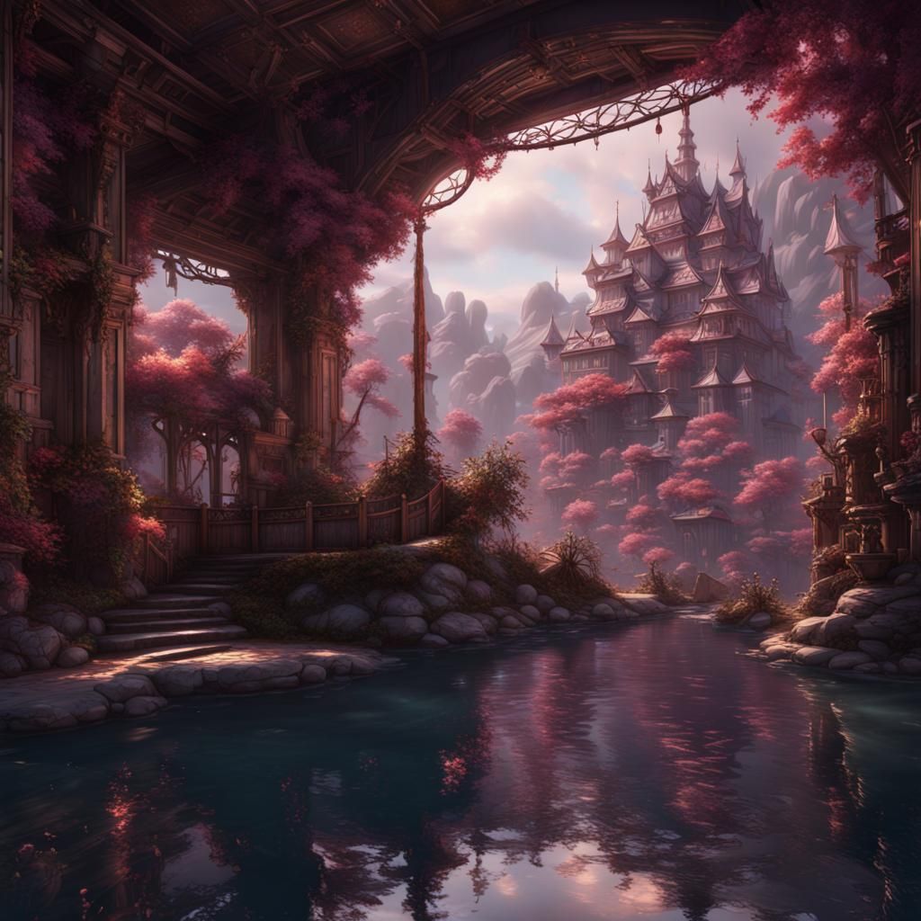 Mina Ashido: Detailed Matte Painting in 8K