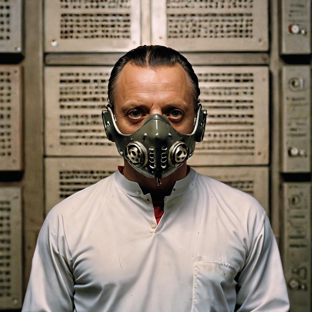 Hannibal Lecter with Mask from Silence of the Lambs