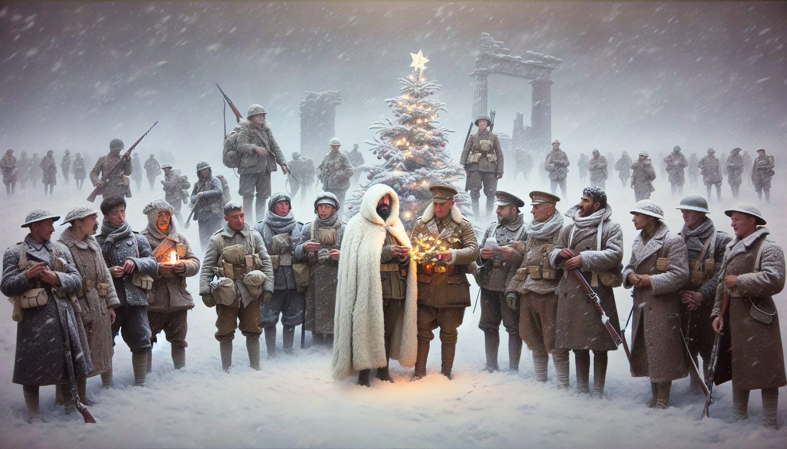 Winter Camaraderie in World War One
