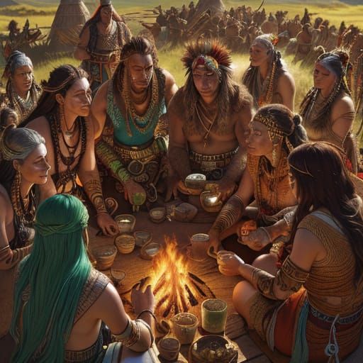 Hilichurl Tribe Gathering in Fantasy World