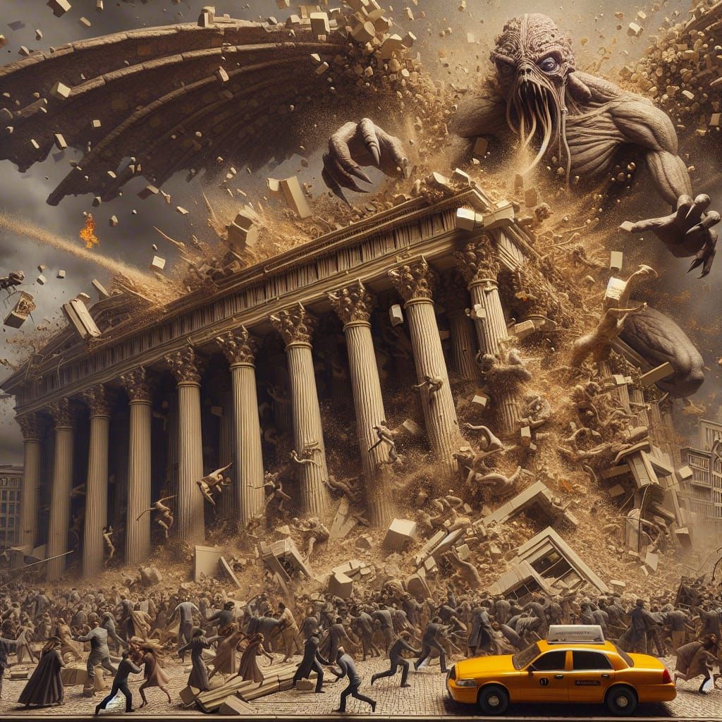 Lovecraftian Monster's Sepia-Toned Rampage in 19th Century S...