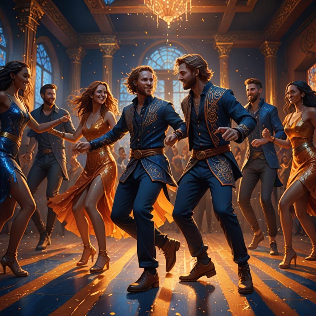 GROUP DANCING WITH RYAN MCKENZIE BE MINE WRITTEN IN THE BACK...