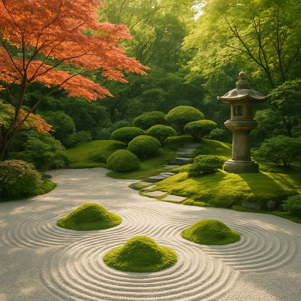 Tranquil Zen Garden: A Vision of Beauty